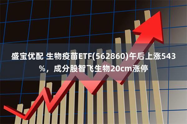盛宝优配 生物疫苗ETF(562860)午后上涨543%,成分股智飞生物20cm涨停